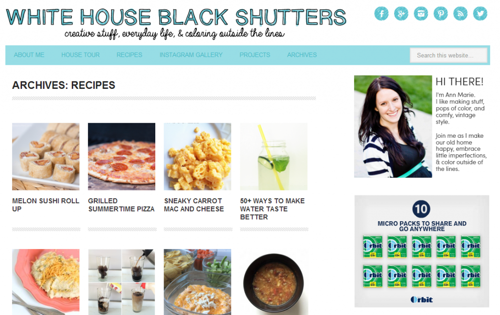 White House Black Shutters blog